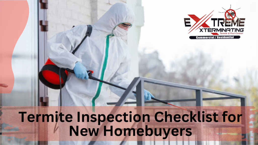 Termite Inspection Checklist for New Homebuyers